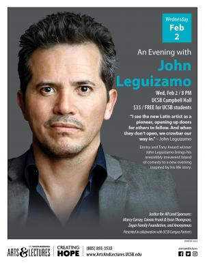 John Leguizamo profile shot wearing gray suit against a gray background