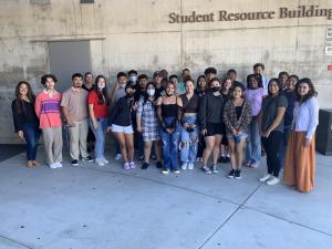 PROPEL Scholars, Mentors, and Program Team in front of SRB